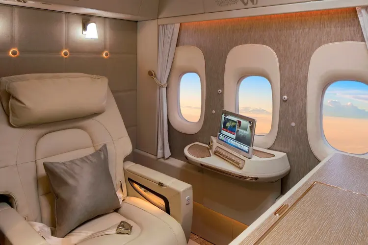 هواپیمای فرست کلاس امارات