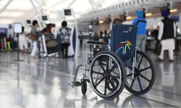 فرودگاه با خدمات ویلچر 